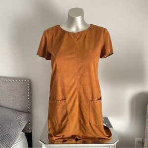 Dress Faux Leather Cowgirl Style